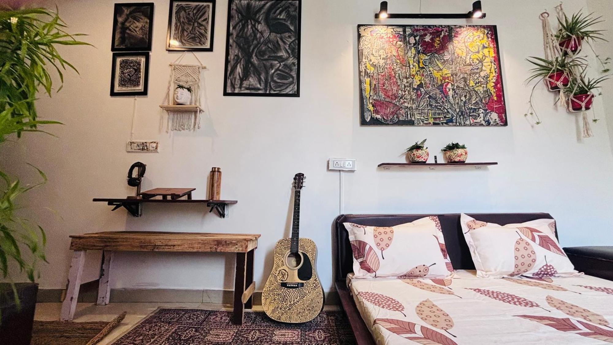 Anavrin Art House Appartement New Delhi Buitenkant foto